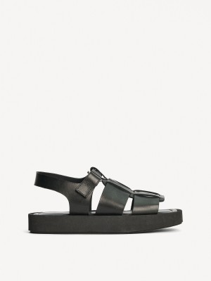 By Malene Birger Kleva Leather Sandals Sko Svarte | NO_BB17962