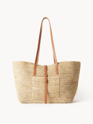 By Malene Birger Palla Straw Tote Vesker Lyse | NO_BB58021
