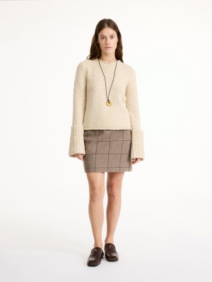 By Malene Birger Vestlinge Mini Skjørt Autumn check | NO_BB70774